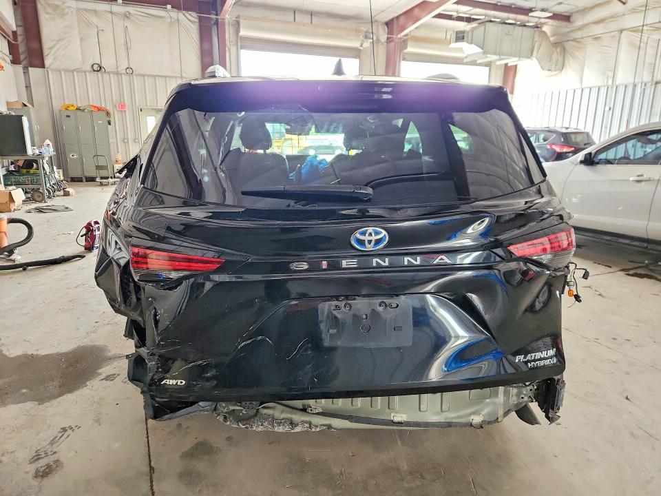 2024 Toyota Sienna VIN 5TDESKFC9RS153113 COPART salvage auction — REAR END, Wi - Cert Of Title-Salvage Vehicle, sold $14,200 on 2026-07-20 (photo 6)