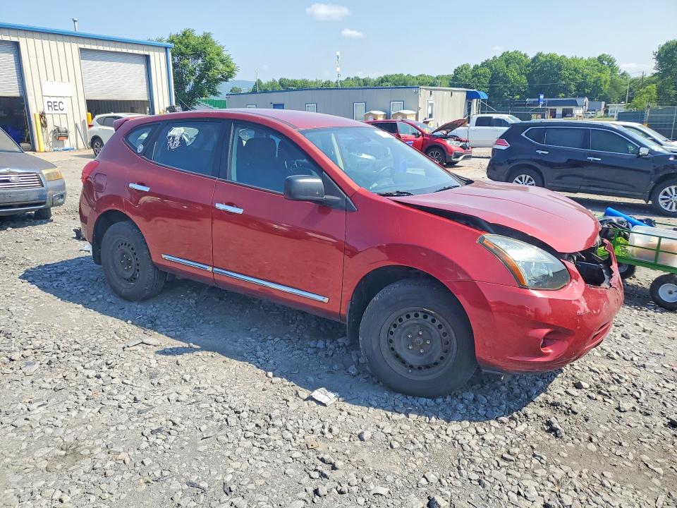 2013 Nissan Rogue VIN JN8AS5MV9DW624758 COPART salvage auction — FRONT END, Pa - Certificate Of Salvage, sold $300 on 2026-07-15 (photo 4)