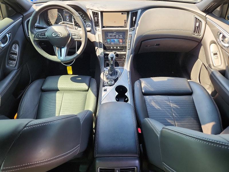 2020 Infiniti Q50 VIN JN1EV7AP6LM204622 COPART salvage auction — FRONT END, Tx - Salvage Vehicle Title, sold $7,700 on 2026-07-13 (photo 8)