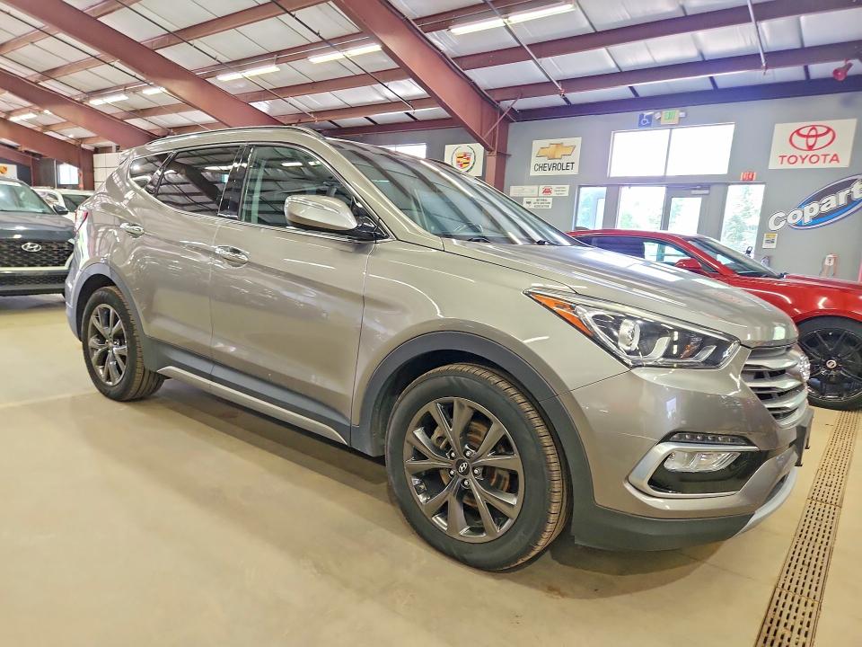 2018 Hyundai Santa fe VIN 5XYZWDLA5JG549416 COPART salvage auction — MINOR DENT/SCRATCHES, Ct - Certificate Of Title (P), sold $1,500 on 2026-07-30 (photo 4)