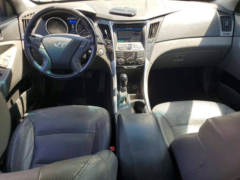 2013 Hyundai Sonata VIN KMHEC4A44DA100989 COPART salvage auction — FRONT END, Ca - Salvage Certificate, sold $300 on 2026-07-09 (photo 8)