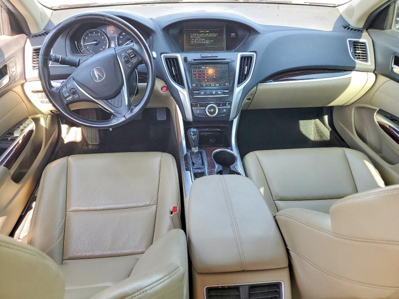 2016 Acura Tlx VIN 19UUB1F30GA007846 COPART salvage auction — FRONT END, Tx - Salvage Vehicle Title, sold $2,350 on 2026-07-31 (photo 8)