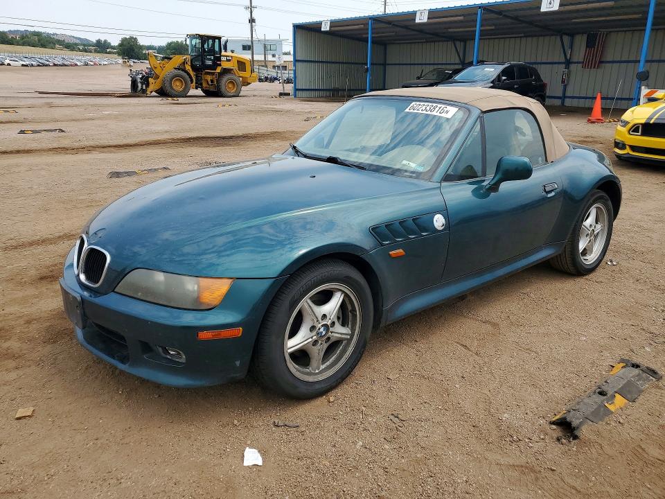 1999 BMW Z3 VIN 4USCH9339XLF81472 COPART salvage auction — MINOR DENT/SCRATCHES, CO - DIS/DLR/EXP ONLY CLEAN TITLE, sold $500 on 2026-07-29 (photo 1)