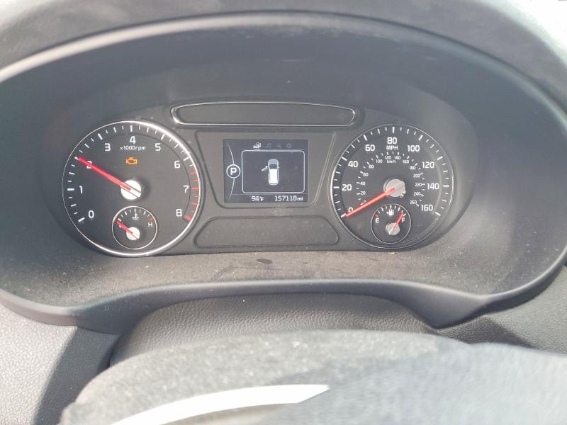 2018 Kia Sorento VIN 5XYPG4A35JG425039 COPART salvage auction — SIDE, TX - CERTIFICATE OF TITLE, sold $925 on 2026-07-16 (photo 9)