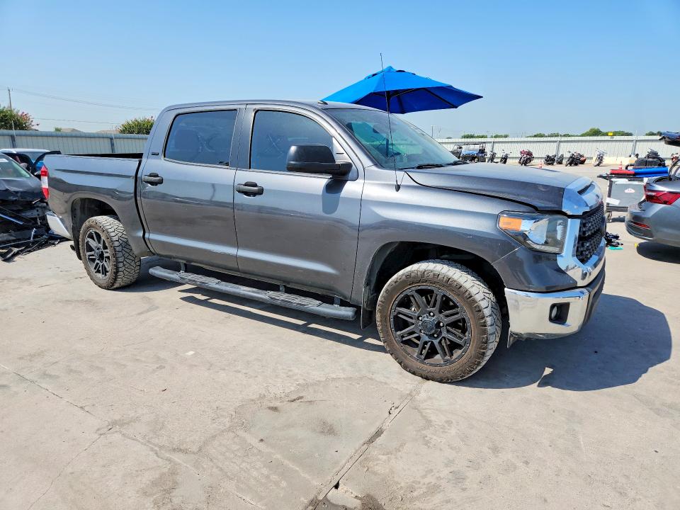 2019 Toyota Tundra VIN 5TFEM5F16KX141804 COPART salvage auction — REAR END, TX - SALVAGE VEHICLE TITLE (P), sold $7,600 on 2026-07-27 (photo 4)