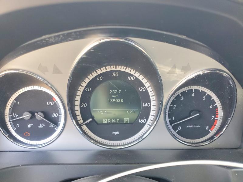 2011 Mercedes-benz C class VIN WDDGF8BB3BR181450 COPART salvage auction — SIDE, Ca - Dlr/Dis/Exp Only Salvage Title, sold $825 on 2026-07-21 (photo 9)