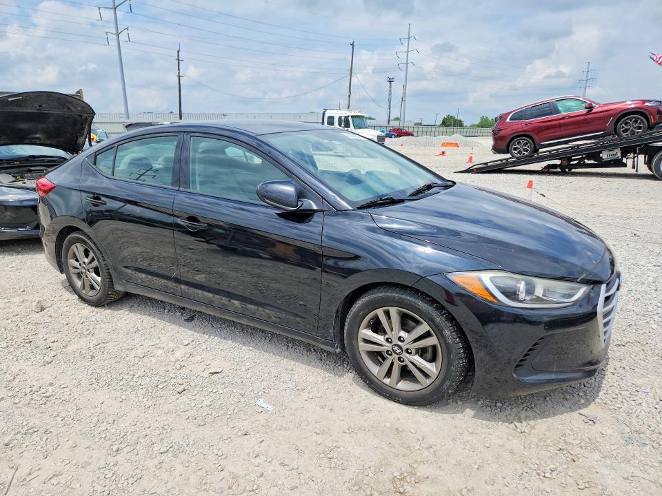 2018 Hyundai Elantra VIN 5NPD84LF0JH339816 COPART salvage auction — VANDALISM, Pa - Certificate Of Salvage, sold $2,800 on 2026-07-31 (photo 4)