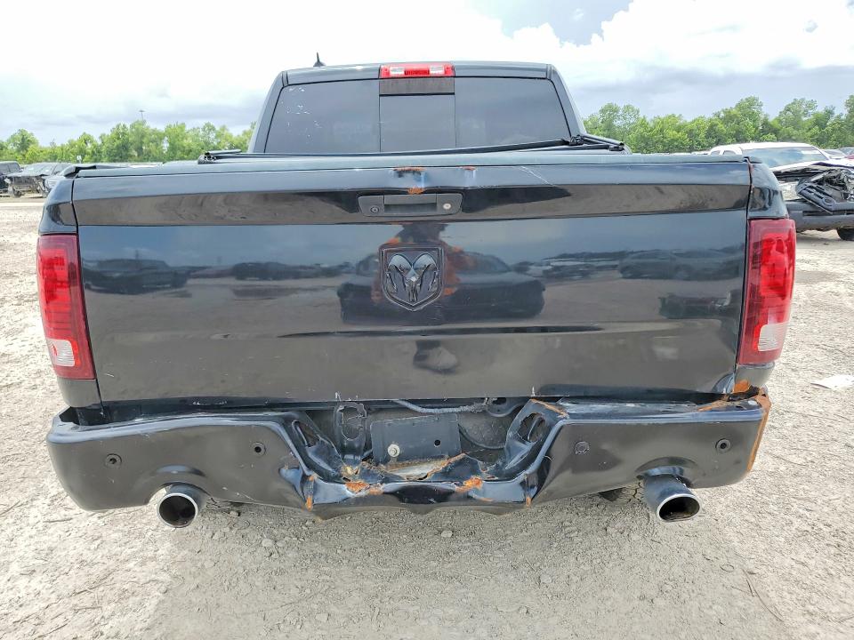 2016 Ram 1500 VIN 1C6RR6MTXGS383200 COPART salvage auction — REAR END, Mi - Certificate Of Title, sold $225 on 2026-07-24 (photo 6)