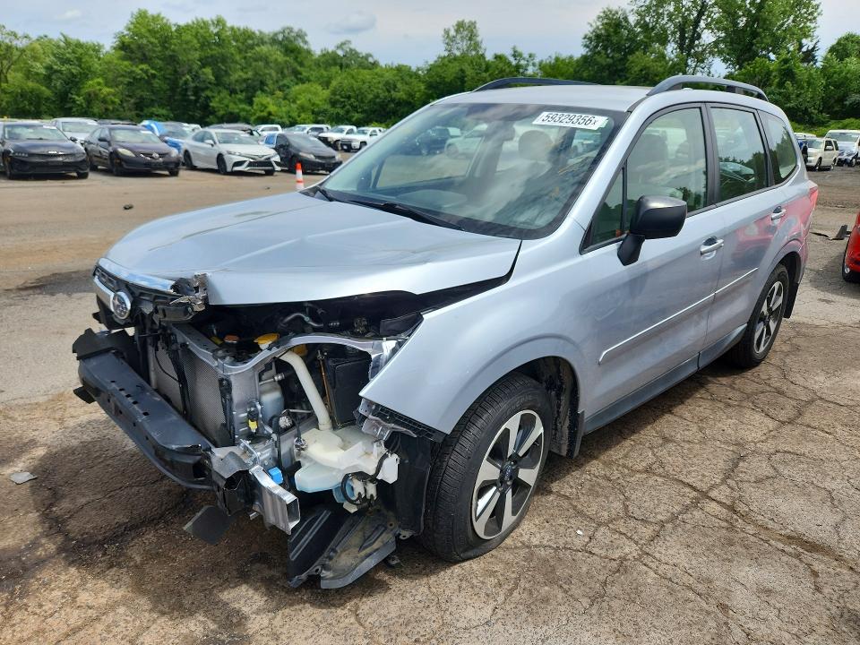 2017 Subaru Forester VIN JF2SJABC5HH498536 COPART salvage auction — FRONT END, Ct - Cert Of Title-Salvage, sold $2,550 on 2026-07-14 (photo 1)
