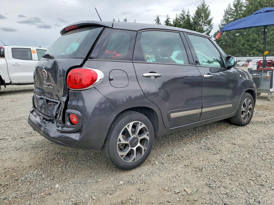 2014 Fiat 500 VIN ZFBCFACH9EZ004718 COPART salvage auction — REAR END, WA - BILL OF SALE, sold $100 on 2026-07-10 (photo 3)