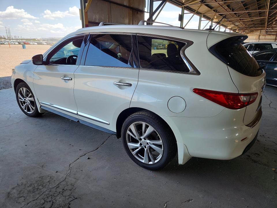 2015 Infiniti Qx60 VIN 5N1AL0MM1FC541036 COPART salvage auction — MINOR DENT/SCRATCHES, Az - Certificate Of Title, sold $475 on 2026-07-27 (photo 2)