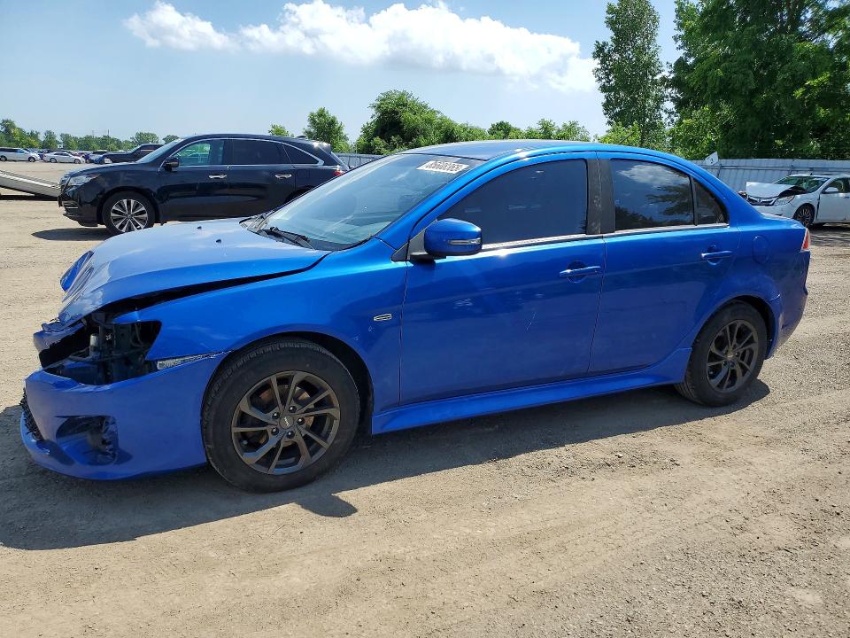 2017 Mitsubishi Lancer VIN JA32U2FU9HU601512 COPART salvage auction — FRONT END, On - Permit Salvage, sold $125 on 2026-07-28 (photo 1)