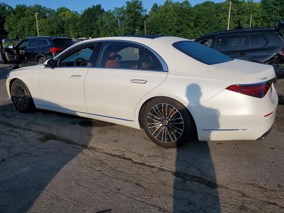 2023 Mercedes-benz S-klasse VIN W1K6G6DBXPA186838 COPART salvage auction — WATER/FLOOD, NY - MV907A-FLOOD SALVAGE, sold $23,500 on 2026-07-23 (photo 2)