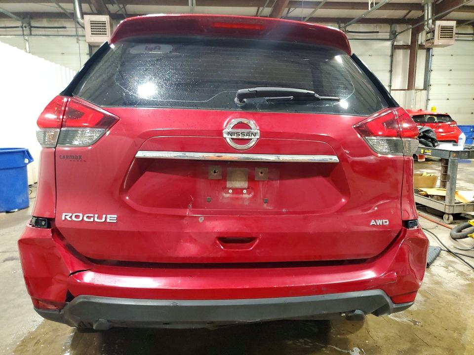 2017 Nissan Rogue VIN JN8AT2MV8HW003996 COPART salvage auction — FRONT END, PA - CERTIFICATE OF SALVAGE, sold $175 on 2026-07-28 (photo 6)