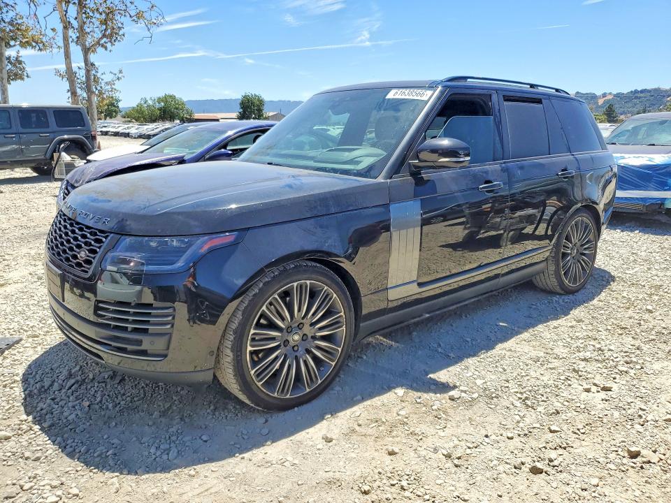 2019 Land rover RANGE ROVER VIN SALGV2RE6KA518128 COPART salvage auction — FRONT END, Ca - Salvage Certificate, sold $1,850 on 2026-07-30 (photo 1)