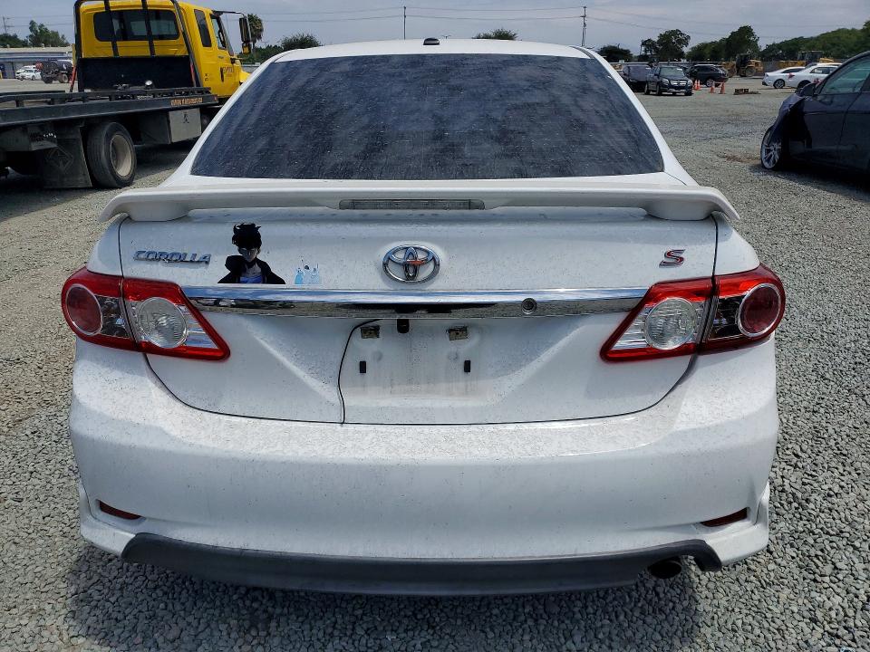 2013 Toyota Corolla VIN 5YFBU4EE4DP107945 COPART salvage auction — MINOR DENT/SCRATCHES, Ca - Dis/Dlr/Exp Only Clean Title, sold $4,100 on 2026-07-31 (photo 6)