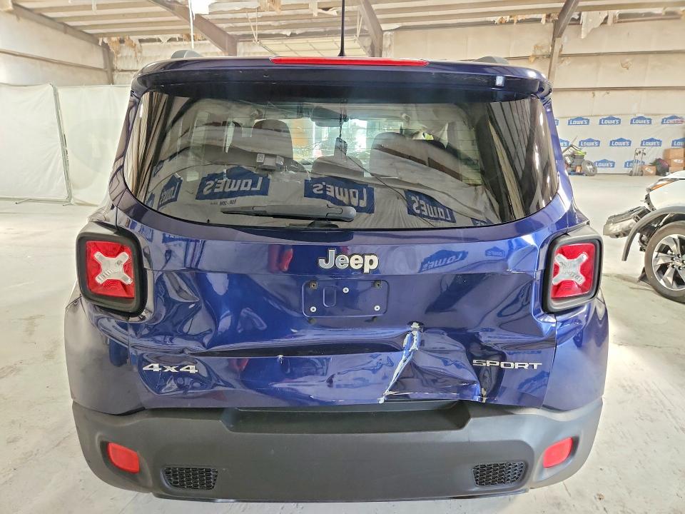 2017 Jeep Renegade VIN ZACCJBAH6HPE94560 COPART salvage auction — FRONT END, Tn - Certificate Of Title, sold $200 on 2026-08-11 (photo 6)