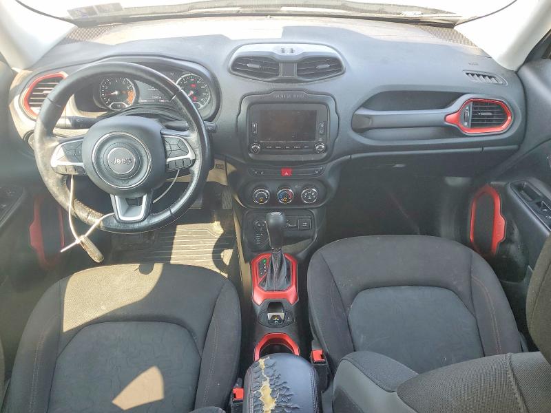 2017 Jeep Renegade VIN ZACCJBCB4HPG37126 COPART salvage auction — FRONT END, Pa - Certificate Of Salvage, sold $750 on 2026-08-14 (photo 8)