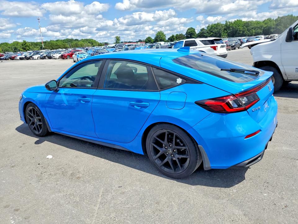 2024 Honda Civic VIN 19XFL2H86RE001729 COPART salvage auction — WATER/FLOOD, Nj - Cert Of Title-Salvage Flood, sold $7,400 on 2026-07-30 (photo 2)