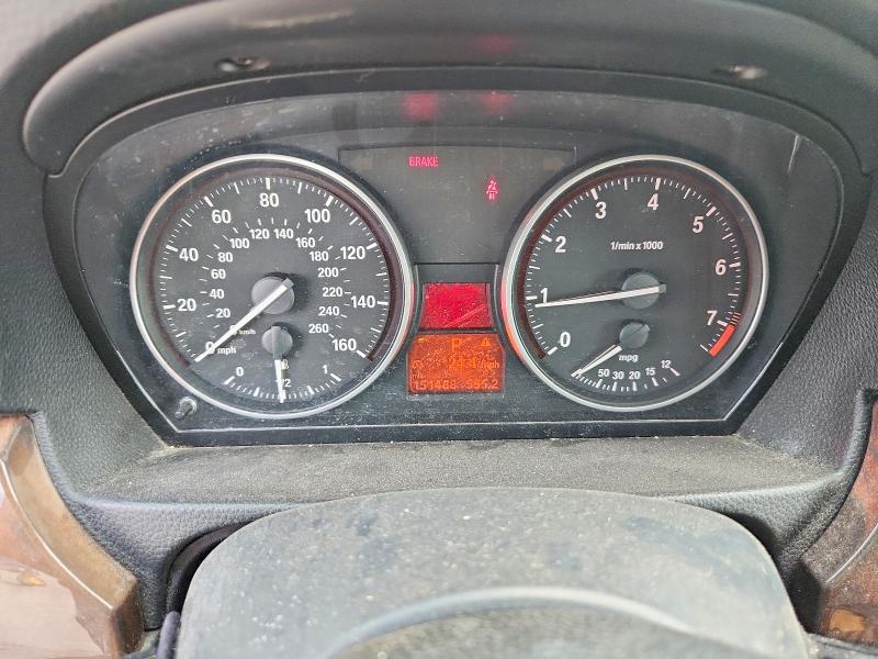 2010 BMW 3er VIN WBAPK5C55AA647984 COPART salvage auction — MINOR DENT/SCRATCHES, TX - CERT OF TITLE-REBUILT SALVAGE, sold $175 on 2026-07-28 (photo 9)