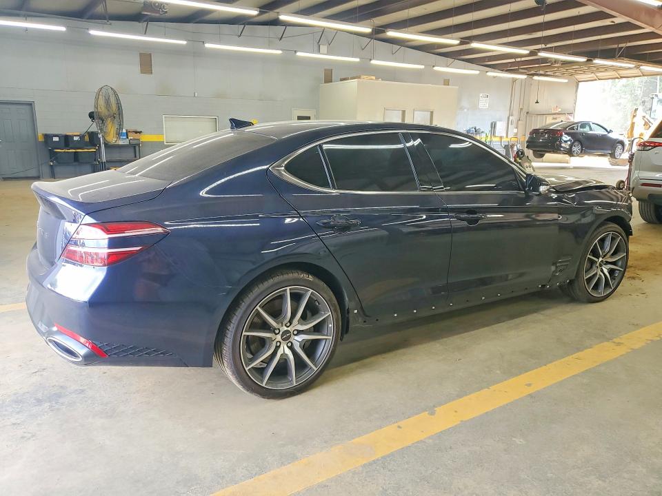 2026 Genesis G70 VIN KMTG14SC2TU165332 COPART salvage auction — FRONT END, Fl - Cert Of Title Slvg Rebuildable, sold $11,900 on 2026-07-29 (photo 3)