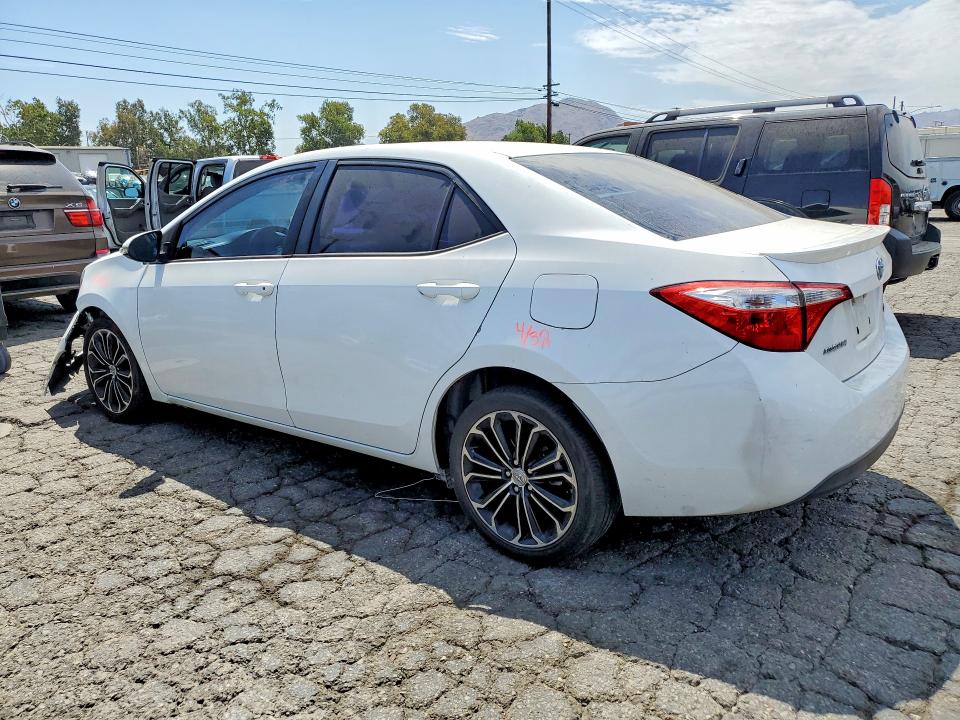 2016 Toyota Corolla VIN 5YFBURHE3GP543344 COPART salvage auction — FRONT END, Ca - Salvage Certificate, sold $2,950 on 2026-07-30 (photo 2)