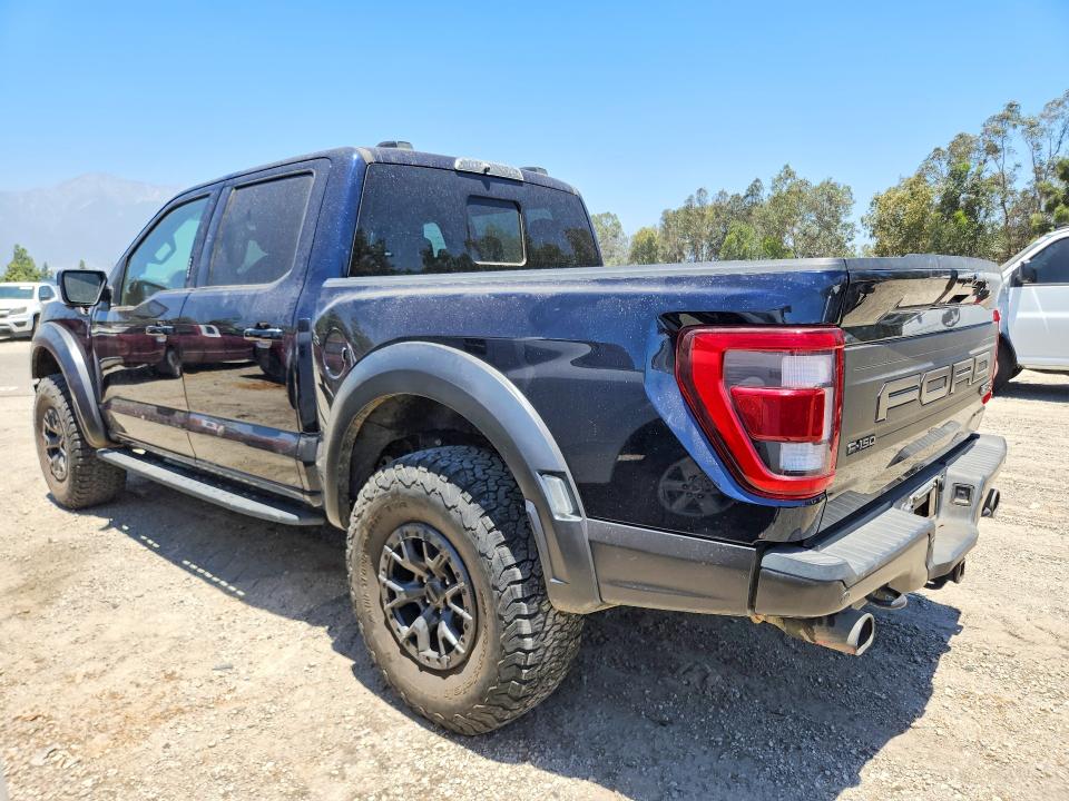2022 Ford F-150 VIN 1FTFW1RG0NFC21018 COPART salvage auction — VANDALISM, Ca - Salvage Certificate, sold $38,500 on 2026-07-23 (photo 2)