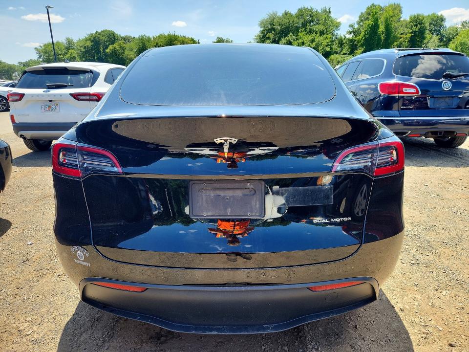 2021 Tesla Model y VIN 5YJYGAEE4MF229670 COPART salvage auction — FRONT END, CT - CERT OF TITLE-SALVAGE, sold $8,900 on 2026-07-23 (photo 6)