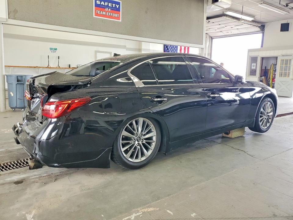 2018 Infiniti Q50 VIN JN1EV7AR2JM433698 COPART salvage auction — REAR END, Wa - Bill Of Sale, sold $3,100 on 2026-07-10 (photo 3)
