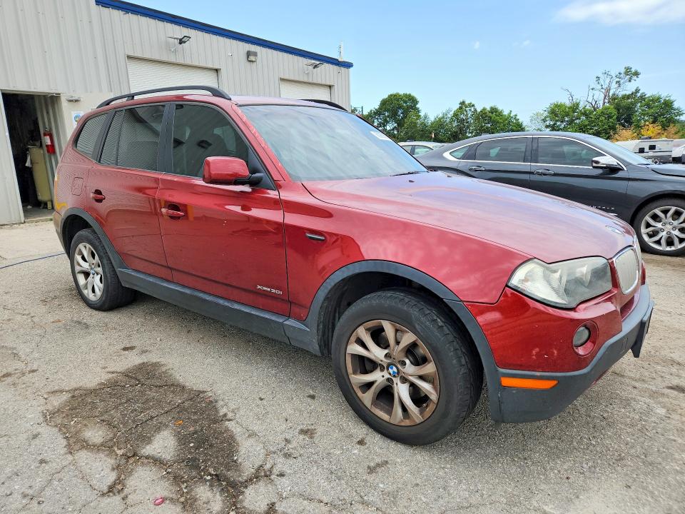 2009 BMW X3 VIN WBXPC93499WJ29845 COPART salvage auction — NORMAL WEAR, MO - CERTIFICATE OF TITLE, sold $575 on 2026-07-29 (photo 4)