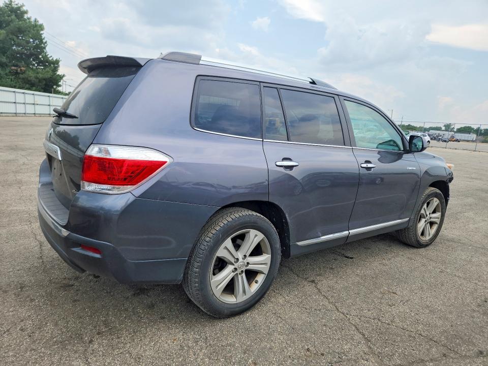 2012 Toyota Highlander VIN 5TDDK3EH6CS148991 COPART salvage auction — FRONT END, OH - CERT OF TITLE-SALVAGE, sold $325 on 2026-07-24 (photo 3)