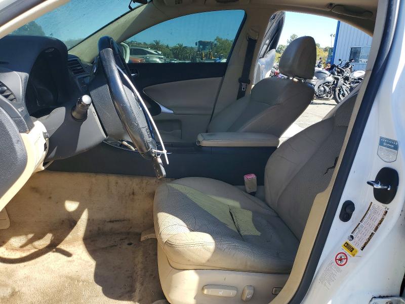 2007 Lexus Is 250 VIN JTHBK262272030993 COPART salvage auction — MECHANICAL, CA - DIS/DLR/EXP ONLY CLEAN TITLE, sold $175 on 2026-07-24 (photo 7)