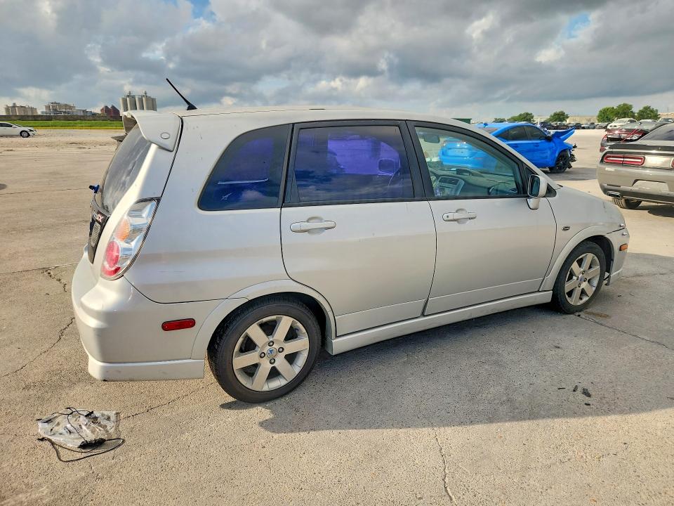 2005 Suzuki Aerio VIN JS2RC61H455304714 COPART salvage auction — WATER/FLOOD, LA - CERT OF TITLE-SALVAGE FLOOD, sold $70 on 2026-07-22 (photo 3)