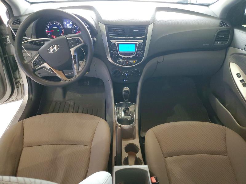 2013 Hyundai Accent VIN KMHCU4AE3DU442543 COPART salvage auction — FRONT END, Ky - Cert Of Title-Salvage, sold $400 on 2026-08-03 (photo 8)
