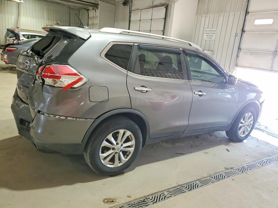 2016 Nissan Rogue VIN KNMAT2MVXGP689270 COPART salvage auction — REAR END, Pa - Certificate Of Salvage, sold $725 on 2026-07-30 (photo 3)