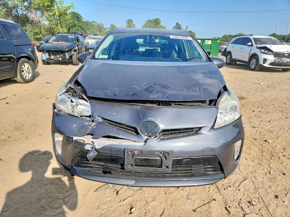 2013 Toyota Prius VIN JTDKN3DUXD1717191 COPART salvage auction — FRONT END, MD - CERT OF SALVAGE > 75% DAMAGE, sold $400 on 2026-07-21 (photo 5)