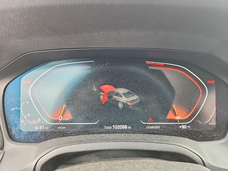 2019 BMW 3er VIN WBA5R1C55KAE82213 COPART salvage auction — REAR END, Fl - Certificate Of Title (P), sold $30 on 2026-07-30 (photo 9)
