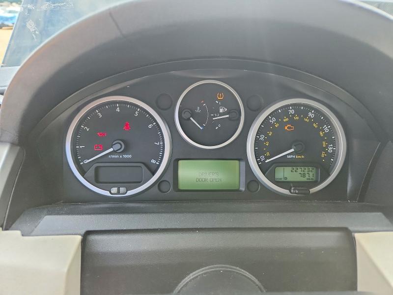 2008 Land rover Range rover sport VIN SALSK25458A152607 COPART salvage auction — MINOR DENT/SCRATCHES, TX - CERTIFICATE OF TITLE, sold $60 on 2026-07-27 (photo 9)