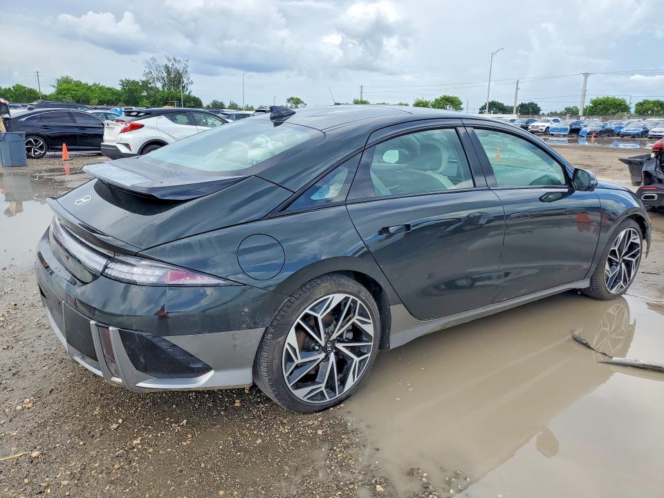 2023 Hyundai Ioniq 6 VIN KMHM54AC3PA041192 COPART salvage auction — FRONT END, Oh - Cert Of Title-Salvage, sold $9,600 on 2026-08-05 (photo 3)