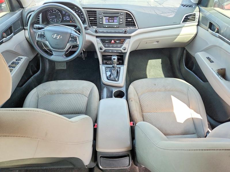 2017 Hyundai Elantra VIN KMHD74LF1HU384083 COPART salvage auction — FRONT END, FL - CERTIFICATE OF TITLE, sold $1,350 on 2026-07-27 (photo 8)