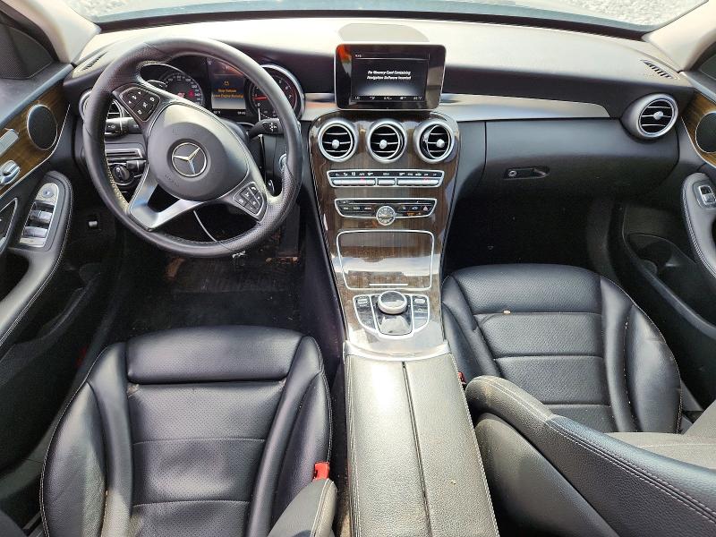 2017 Mercedes-benz C-klasse VIN WDDWF4KB6HR297738 COPART salvage auction — FRONT END, Ga - Cert Of Title-Salvage, sold $1,200 on 2026-07-21 (photo 8)