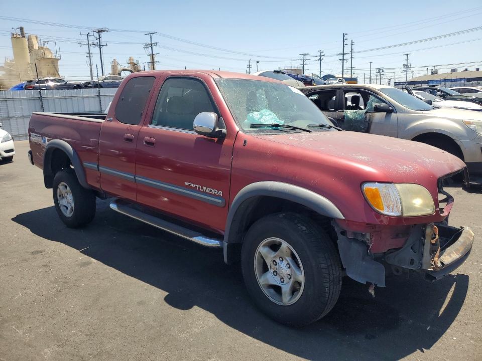 2002 Toyota Tundra VIN 5TBRT34182S316127 COPART salvage auction — FRONT END, CA - SALVAGE CERTIFICATE, sold $1,250 on 2026-07-27 (photo 4)