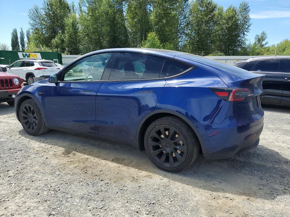 2023 Tesla Model y VIN 7SAYGDEEXPA186216 COPART salvage auction — SIDE, WA - BILL OF SALE, sold $16,000 on 2026-08-03 (photo 2)