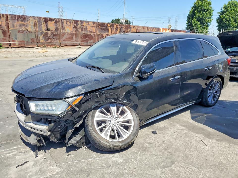 2018 Acura Mdx VIN 5J8YD3H52JL003055 COPART salvage auction — FRONT END, Salvage Title, sold $3,300 on 2026-07-22 (photo 1)