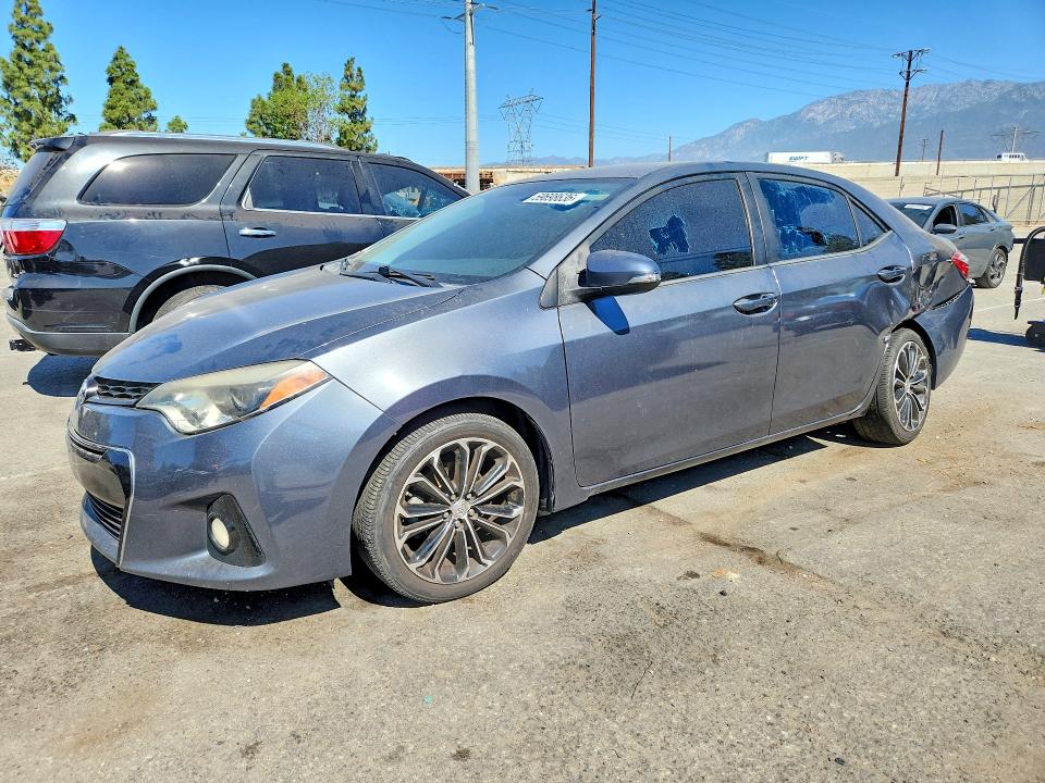 2014 Toyota Corolla VIN 5YFBURHE1EP125894 COPART salvage auction — REAR END, CA - DIS/DLR/EXP ONLY CLEAN TITLE, sold $2,550 on 2026-07-09 (photo 1)