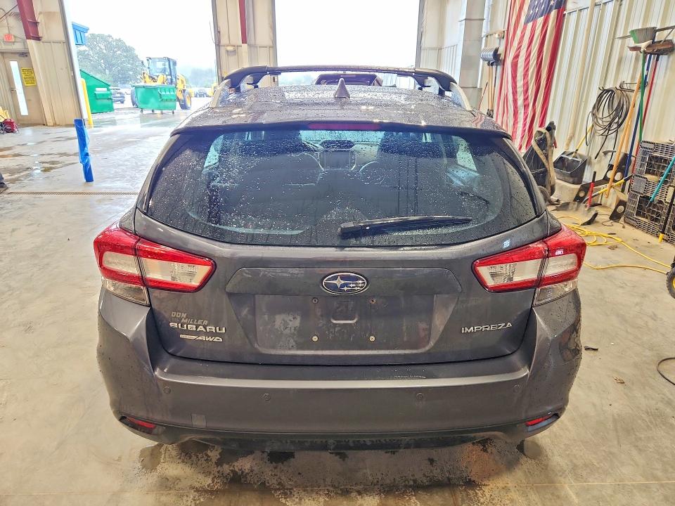 2018 Subaru Impreza VIN 4S3GTAT67J3723548 COPART salvage auction — HAIL, Salvage Title, sold $9,500 on 2026-08-11 (photo 6)