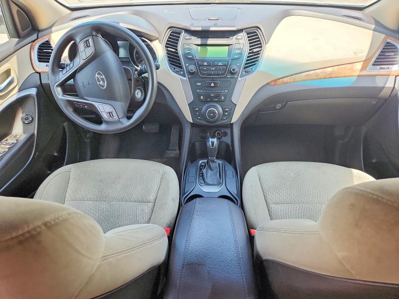 2013 Hyundai Santa fe VIN 5XYZT3LB2DG051397 COPART salvage auction — REAR END, NY - MV-907A SALVAGE CERTIFICATE, sold $1,750 on 2026-07-14 (photo 8)
