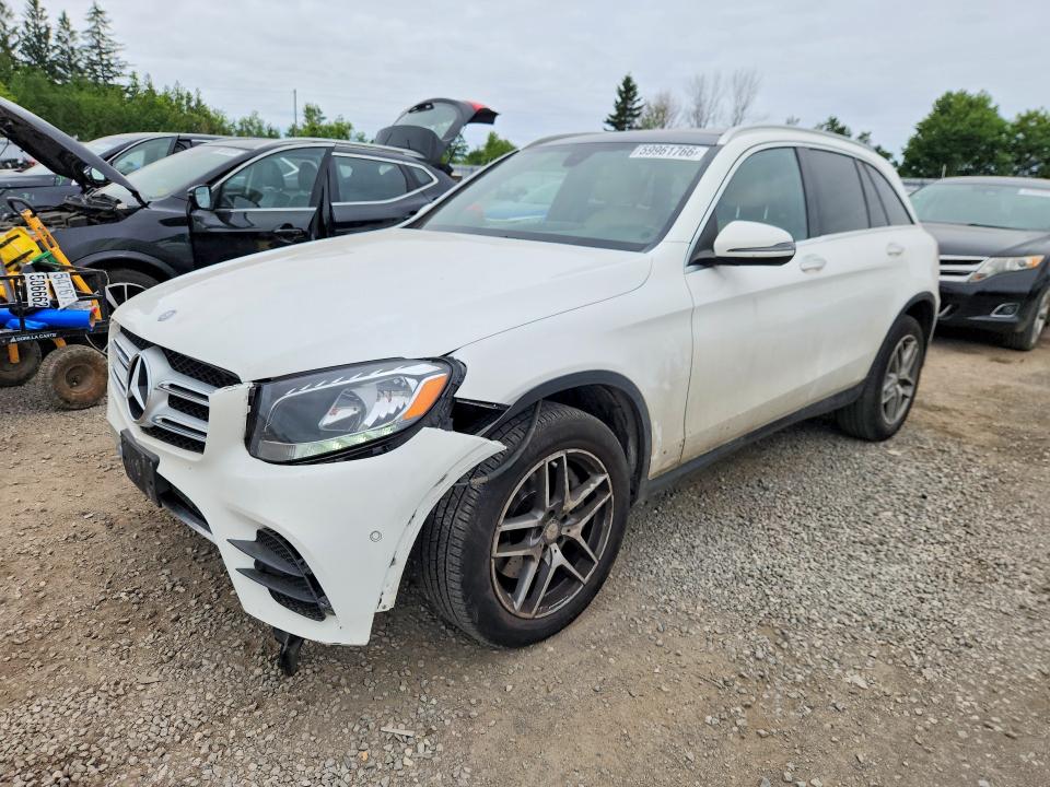 2016 Mercedes-benz Glc class VIN WDC0G4KB1GF053759 COPART salvage auction — FRONT END, On - Permit No Brand - Unfit, sold $8,400 on 2026-08-04 (photo 1)