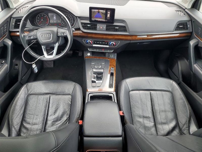 2018 Audi Q5 VIN WA1BNAFY5J2083289 COPART salvage auction — FRONT END, Ca - Salvage Certificate, sold $6,400 on 2026-07-13 (photo 8)