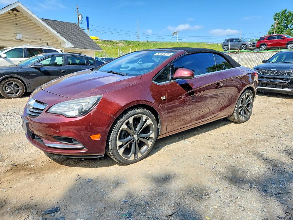 2018 Buick Cascada VIN W04WH3N57JG055573 COPART salvage auction — WATER/FLOOD, Oh - Cert Of Title-Flood Vehicle, sold $1,800 on 2026-07-23 (photo 1)